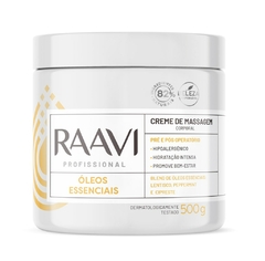 Creme de Massagem Raavi Oleos Essenciais Pre e Pos 500g