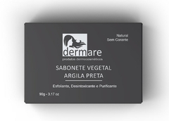 SABONETE DE ARGILA PRETA DERMARE ESFOLIANTE PURIFICANTE 90G