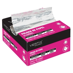 PAPEL ALUMINIO PARA MECHAS VERTIX PAPERCOLOR C/ 400 FOLHAS