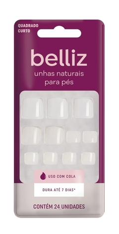 UNHA POSTICA BELLIZ NATURAIS PARA PES C/24