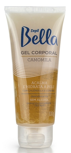 GEL CORPORAL POS DEPILACAO DEPIL BELLA 100G CAMOMILA
