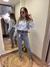CAMISA AZUL DE BOTÃO LAZULI - Miss closet
