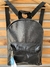 Mini Mochila Couro Sintético Preto