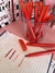 MARCA-TEXTO FLUORESCENTE VERMELHO