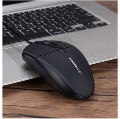 FORKA USB Mouse de Computador com Fio Silencioso Clique LED
