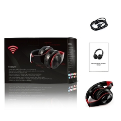 Fones de Ouvido Bluetooth sem fio Estéreo Dobrável Esportivo Handfree MP3 Player - Malybull Store