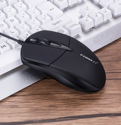 FORKA USB Mouse de Computador com Fio Silencioso Clique LED na internet