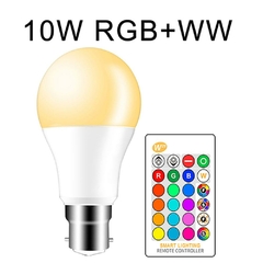 Imagem do Lâmpada LED 5W 10W 15W 16 Cor RGB + Controle Remoto IR