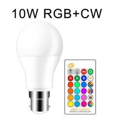 Lâmpada LED 5W 10W 15W 16 Cor RGB + Controle Remoto IR - Malybull Store
