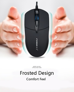 FORKA USB Mouse de Computador com Fio Silencioso Clique LED na internet