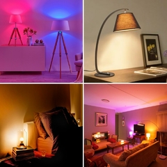 Lâmpada LED 5W 10W 15W 16 Cor RGB + Controle Remoto IR - comprar online