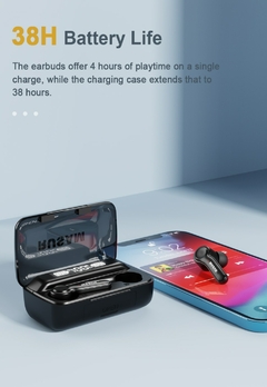 RUSAM RS19 5.2 Fones de ouvido Bluetooth TWS com Cancelamento de Ruído - Malybull Store