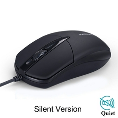 FORKA USB Mouse de Computador com Fio Silencioso Clique LED