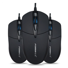 FORKA USB Mouse de Computador com Fio Silencioso Clique LED - comprar online