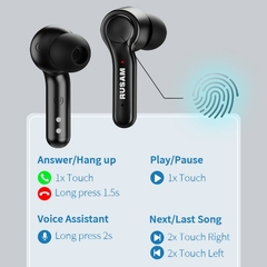 Imagem do RUSAM RS19 5.2 Fones de ouvido Bluetooth TWS com Cancelamento de Ruído