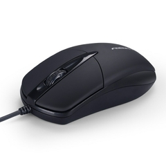 FORKA USB Mouse de Computador com Fio Silencioso Clique LED