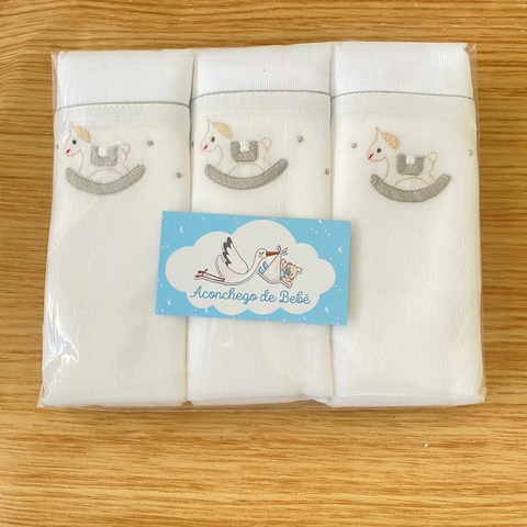 Kit Fraldas de Ombro Cremer Luxo - Cavalinho