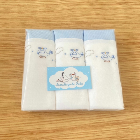 Kit Fraldas de Ombro Cremer Luxo - Helicóptero