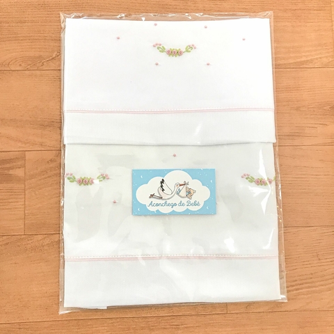 Kit Lençol da Maternidade - Rococó Rosa