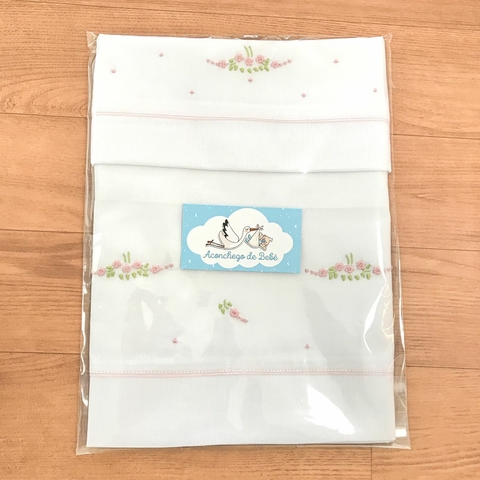 Kit Lençol da Maternidade - Floral Rosa