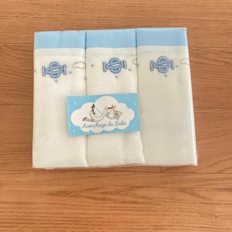 Kit Fraldas de Ombro Cremer Luxo - Avião