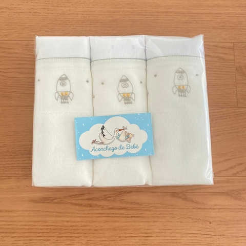 Kit 3 Fraldas Cremer Luxo