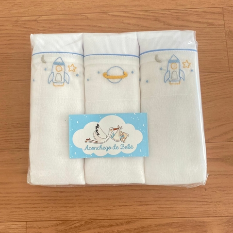 Kit Fraldas de Ombro Cremer Luxo - Figuras do Espaço