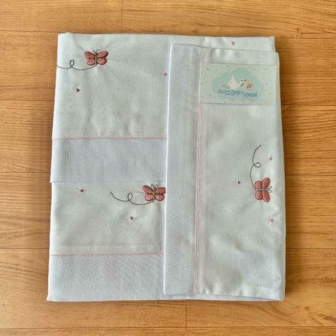 Jogo Lençol Berço - Borboleta