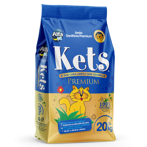 Areia Higiênica San Kets Premium 20kg