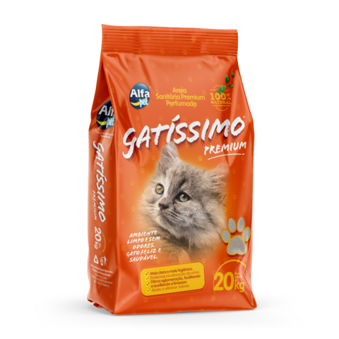 AREIA SANITARIA GATISSIMO 20KG
