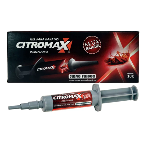Mata Barata Gel Inseticida Citromax Seringa 10g