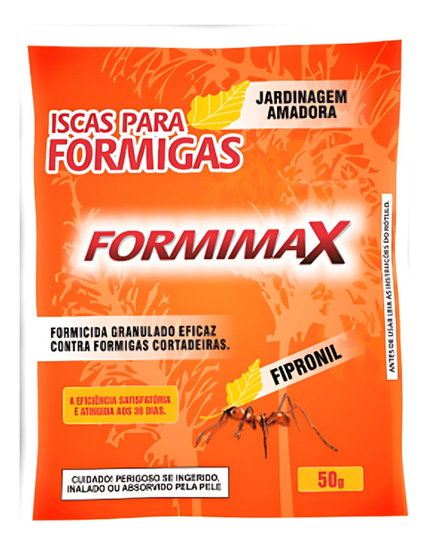 Isca Granulado Para Formigas Formimax 300g 6 Saches de 50g