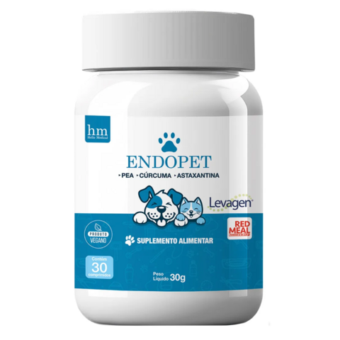 Suplemento Para Gatos e Cachorros Endopet 30cp - comprar online
