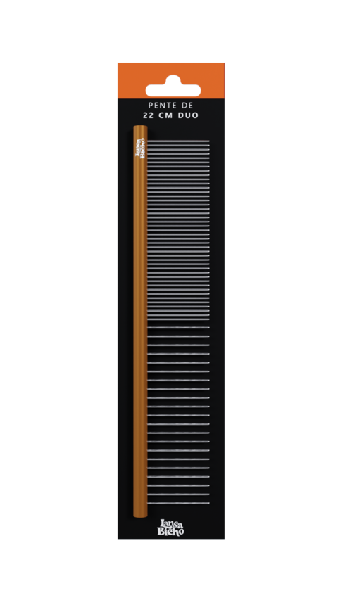 Pente Pet Lanca Bicho Duplo Duo 22cm