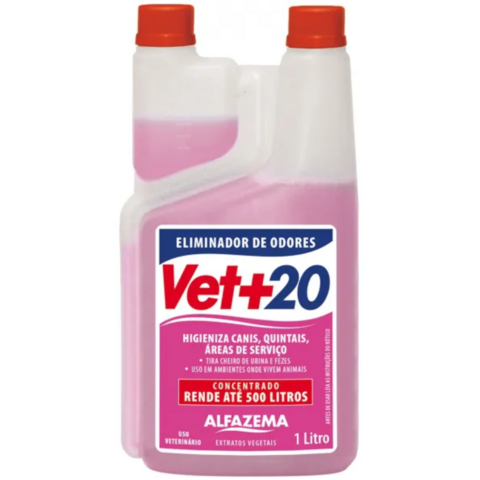Eliminador de Odores Vet+20 Concentrado 1 Litro Alfazema