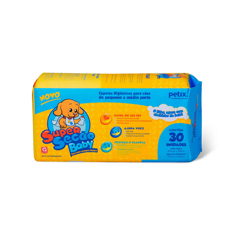 Tapete Higiênico SUPER SECÃO BABY 30 unidades