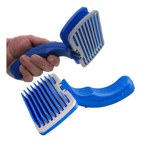 Rasqueadeira Escova Tira Pelos Pet Limpeza Automática G