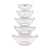 CJ BOWL DE VIDRO C 5PCS 135ML 200ML 400ML 550ML 1000ML - comprar online