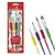 KIT ERGONOMICO ESCOLAR 12X1 KIT DE PINCEIS PARA PINTURA ESCOLAR