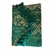 Handmade Embroidered Chiapas Green Clunch Bag with Gold Embroidery - buy online