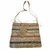 Garabatá Art Natural Field Bag Horizontal Stripes Tile and Black - buy online