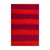 Handmade Striped Orange and Purple Sheep Wool Rug 1.55X1.67M - buy online