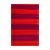 Handmade Striped Orange and Purple Sheep Wool Rug 1.55X1.67M - buy online