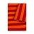 Handmade Striped Orange and Red Sheep Wool Rug 1.50x1.77M - buy online