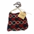 Ethnic Bag Fiber Garabatá Art Field Small Natural, Black and Tile