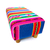 Ethnic Meditation Stool Aguayo Colored Blue with Drawings - buy online