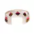 950 Silver Bracelet 14grs with Andean Aguayo Pink and Yellow - buy online