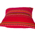 Burgundy Aguayo Ethnic Handmade Cushion (100% Sheep Wool and Bayeta) - buy online