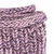 Women's Alpaca Collar English Point Lilac Blend - La Casa Etnica