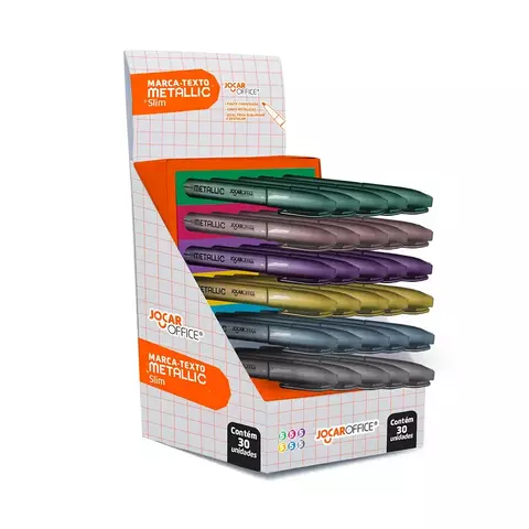 MARCA TEXTO SLIM METALLIC - JOCAR OFFICE
